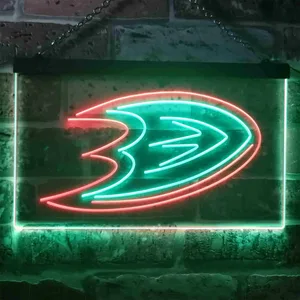 Anaheim Ducks Logo 1 Neon-Like LED Sign