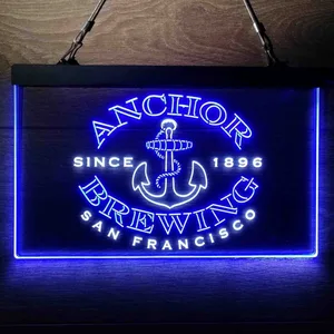 Anchor Since 1896 Neon-Like LED Sign