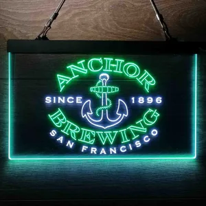 Anchor Since 1896 Neon-Like LED Sign