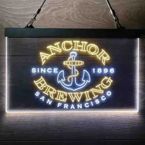 Anchor Since 1896 Neon-Like LED Sign