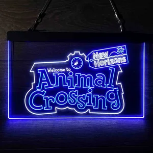 Animal Crossing New Horizons Neon-Like LED Sign