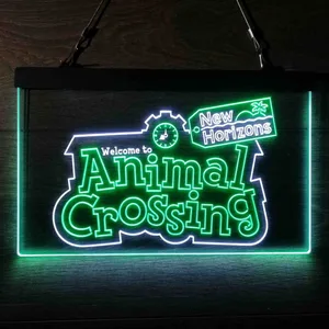 Animal Crossing New Horizons Neon-Like LED Sign
