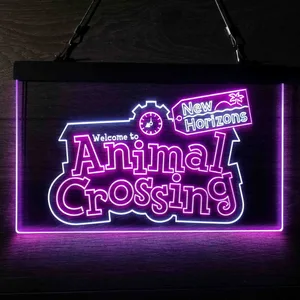 Animal Crossing New Horizons Neon-Like LED Sign