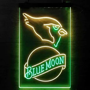 Arizona Cardinals Blue Moon Neon-Like LED Sign