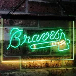 Atlanta Braves  Logo 1 Neon-Like LED Sign