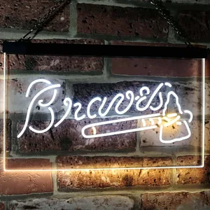 Atlanta Braves  Logo 1 Neon-Like LED Sign