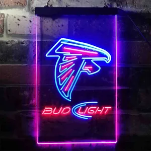 Atlanta Falcons Bud Light Neon-Like LED Sign