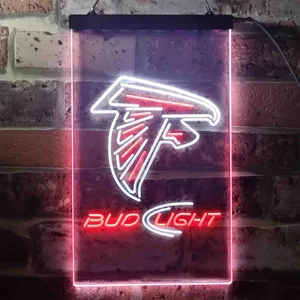 Atlanta Falcons Bud Light Neon-Like LED Sign