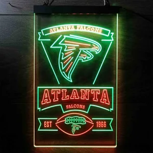 Atlanta Falcons EST 1966 Neon-Like LED Sign