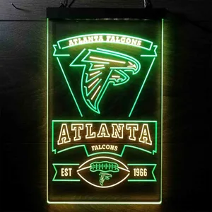 Atlanta Falcons EST 1966 Neon-Like LED Sign
