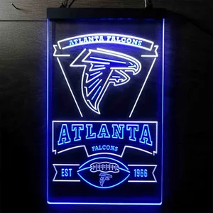 Atlanta Falcons EST 1966 Neon-Like LED Sign