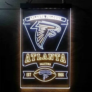 Atlanta Falcons EST 1966 Neon-Like LED Sign