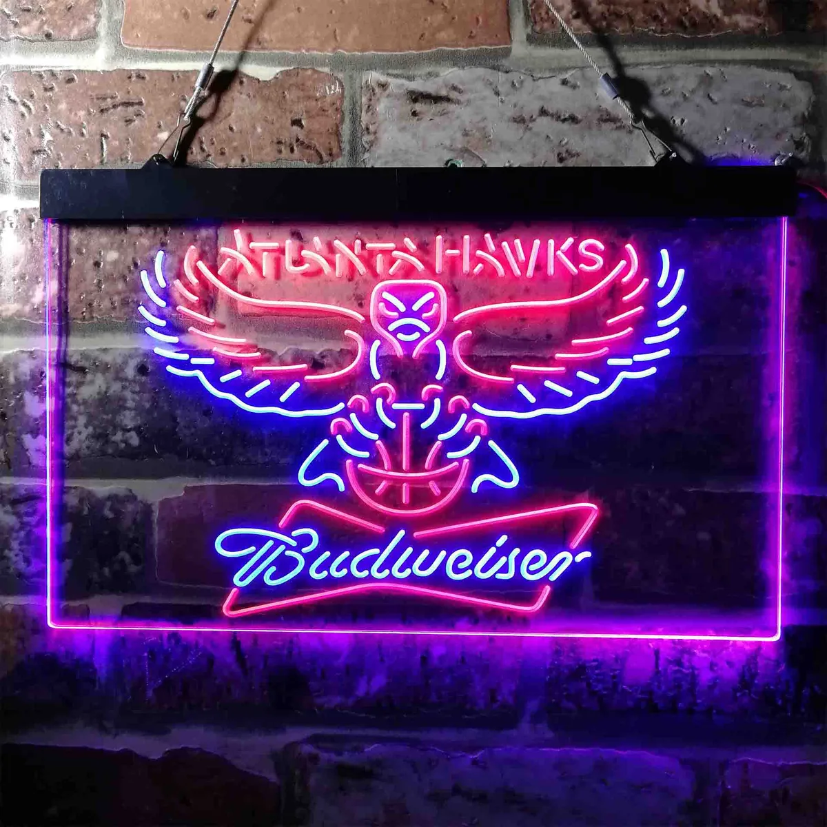 Atlanta Hawks Budweiser Neon-Like LED Sign