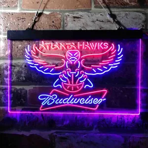 Atlanta Hawks Budweiser Neon-Like LED Sign