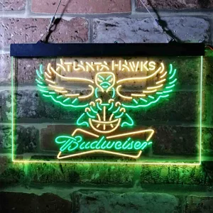 Atlanta Hawks Budweiser Neon-Like LED Sign