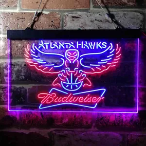 Atlanta Hawks Budweiser Neon-Like LED Sign