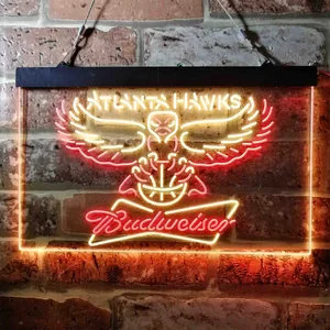 Atlanta Hawks Budweiser Neon-Like LED Sign