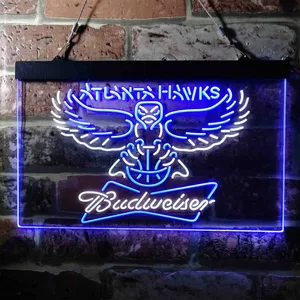 Atlanta Hawks Budweiser Neon-Like LED Sign