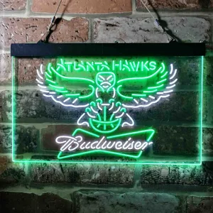 Atlanta Hawks Budweiser Neon-Like LED Sign