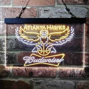 Atlanta Hawks Budweiser Neon-Like LED Sign