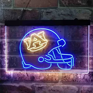 Auburn Tigers Helmet Neon-Like LED Sign