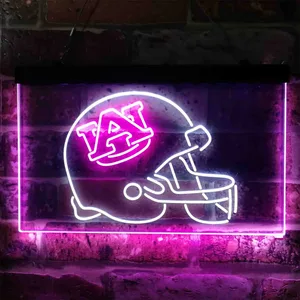 Auburn Tigers Helmet Neon-Like LED Sign