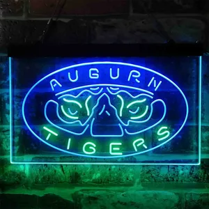 Auburn Tigers Tiger Eyes Logo Neon-Like LED Sign