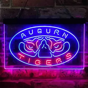 Auburn Tigers Tiger Eyes Logo Neon-Like LED Sign
