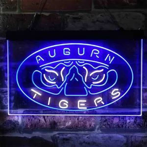 Auburn Tigers Tiger Eyes Logo Neon-Like LED Sign