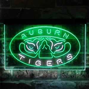 Auburn Tigers Tiger Eyes Logo Neon-Like LED Sign