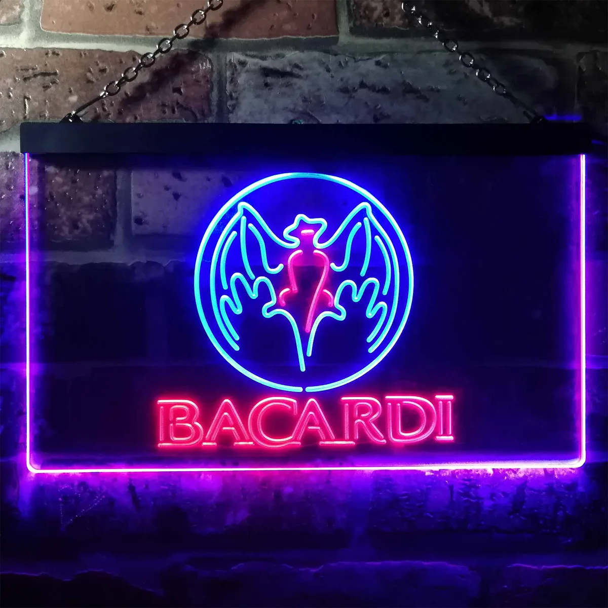 Bacardi  Bat Banner Neon-Like LED Sign