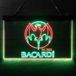 Bacardi Bat Est. 1862 Neon-Like LED Sign