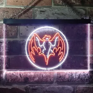 Bacardi Bat Logo Neon-Like LED Sign