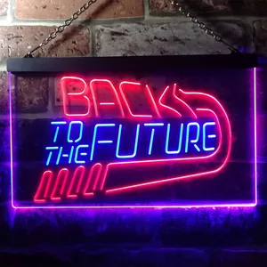 Back to the Future Neon-Like LED Sign