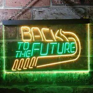 Back to the Future Neon-Like LED Sign