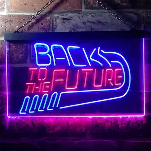 Back to the Future Neon-Like LED Sign