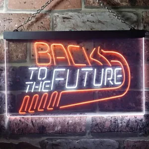 Back to the Future Neon-Like LED Sign