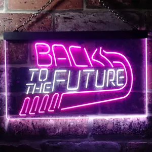 Back to the Future Neon-Like LED Sign