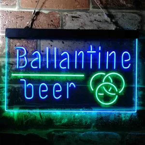 Ballantine Logo Neon-Like LED Sign
