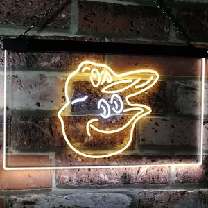 Baltimore Orioles Mascot Neon-Like LED Sign