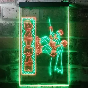 Batman and Robin Neon-Like LED Sign
