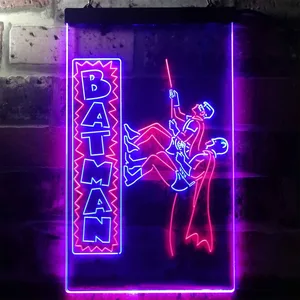 Batman and Robin Neon-Like LED Sign
