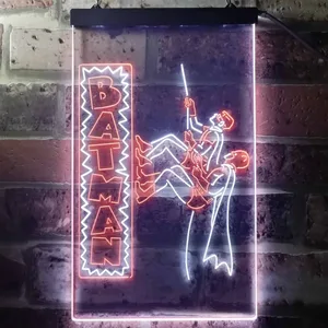Batman and Robin Neon-Like LED Sign