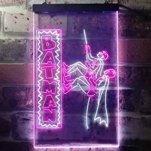 Batman and Robin Neon-Like LED Sign