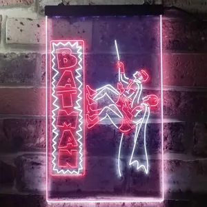 Batman and Robin Neon-Like LED Sign