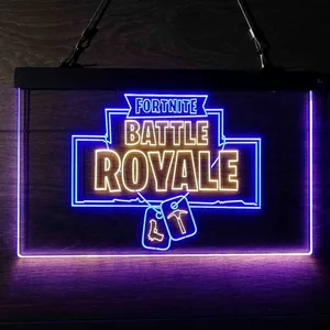 Battle Royale Fortnite Neon-Like LED Sign