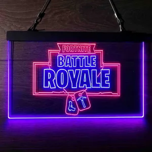 Battle Royale Fortnite Neon-Like LED Sign