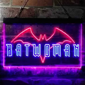 Batwoman Logo Neon-Like LED Sign