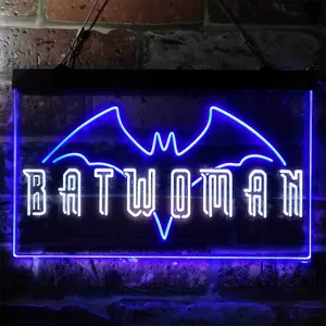 Batwoman Logo Neon-Like LED Sign