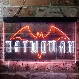 Batwoman Logo Neon-Like LED Sign